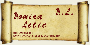 Momira Lelić vizit kartica